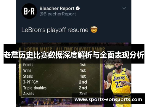 老詹历史比赛数据深度解析与全面表现分析